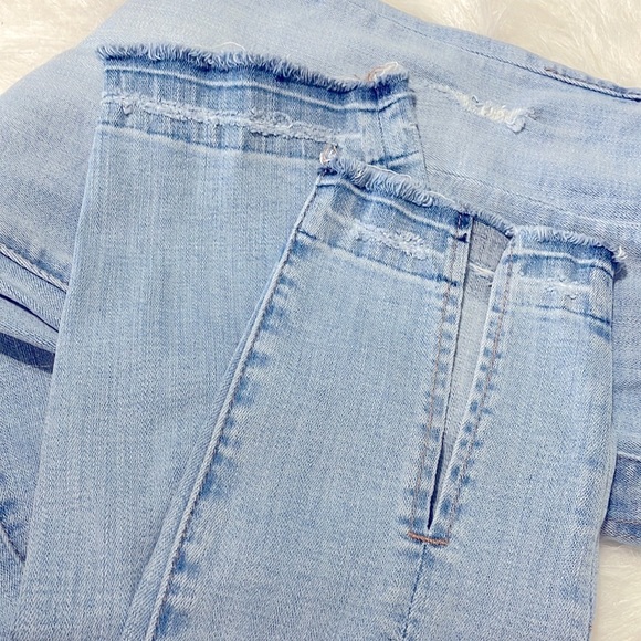 Pistola High Rise Split Hem Cropped Jeans SZ 27 - Picture 4 of 7